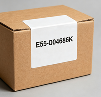 Lei waarschuwingslabel (geel) voor navulunit E55-004686K voor Jet3up Jet3eco inkjetprinter