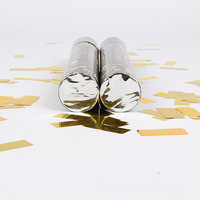 Canon à Confettis Métalliques pour Mariage, Remise de Diplôme, Fêtes, Célébrations du Nouvel An, Fiançailles, Clubs