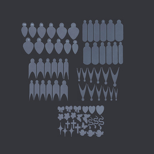 NOUVEAU Hot 12pcs Transparent French Matte Dual Form Nail Tips Extension Silicone <span class=keywords><strong>Gel</strong></span> <span class=keywords><strong>Pad</strong></span> - Product Image 1