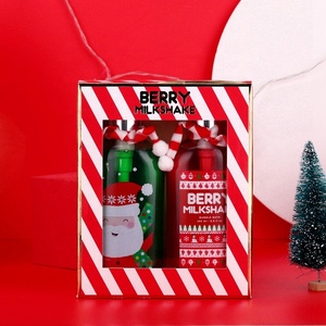Vente en gros, <span class=keywords><strong>gel</strong></span> <span class=keywords><strong>douche</strong></span> 260ml, bain moussant, baies, milkshake, bain <span class=keywords><strong>de</strong></span> noël, bombe, ensemble cadeau - Product Image 2