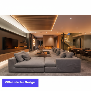 Projet de villa australienne, service de design d'intérieur moderne italien 3D, service de design d'intérieur haut de gamme pour les maisons résidentielles - Product Image 3