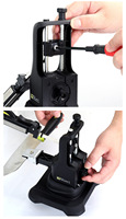 Aiguiseur de couteaux Pro Kit d'affûtage de couteaux de haute précision Kit d'affûtage compact et léger pour couteaux de cuisine et EDC