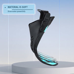 Aletas de Buceo Personalizadas con Cordones Ajustables, Alta Resistencia y Elasticidad, para Hombres y Mujeres, Aletas Cortas Nuevas para Buceo Libre - Product Image 2
