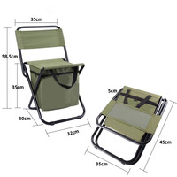 Chaise de Camping en métal pliable Portable pour pique-nique de plage en plein air et loisirs de pêche boîte de rangement amovible et siège de voyage