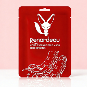 Mascarilla Facial de Ginseng Rojo Renardeau, 1 Día, Reafirmante, Hidratante, Blanqueadora, para Todo Tipo de Piel, Hecho en Corea - Product Image 2