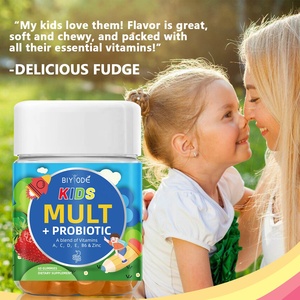 Gommes probiotiques OEM Pure Nature Greend et Fruit Add Naturient Vegetable Label Private Gummies - Product Image 3