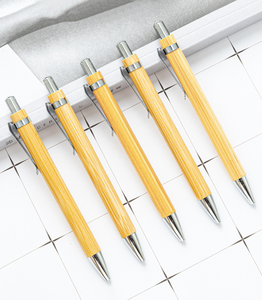 Environmental Wholesale Promotional Eco Friendly Bamboo Pen Cheap Price Customized logo <b>Holder</b> Signature Ballpoint Pens with <b>Log</b> - Product Image 1