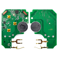Clé de voiture intelligente à 3 boutons, 434 MHz, puce PCF7943 PCF7942A, télécommande mains libres sans clé, compatible avec les clés de véhicule