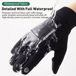 Herren- und Damen-Winter-Angelhandschuhe mit 2-Finger-Klappfunktion aus Neopren, wasser- und winddicht, warm für Angelschutz - Product Image 3