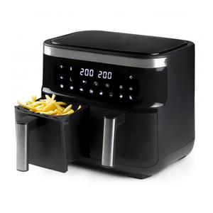 Commercio all'ingrosso 2 cestini tedesco <span class=keywords><strong>Cres</strong></span> doppia friggitrice ad aria Fritoz elettrico Smart Dual 6L 8L 9L forno digitale friggitrice ad aria digitale - Product Image 2