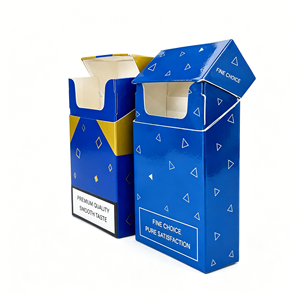 Custom Empty Paper Cigarette <b>Box</b> Cigar Cartridge Packaging Tobacco Case Luxury Gift Packaging Boxes for <b>Smoking</b> Accessories UV - Product Image 5