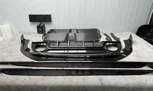 Diffuseur de lèvre avant de pare-chocs de haute qualité 22 ans, spoiler d'aile supérieure de jupe latérale <span class=keywords><strong>Audi</strong></span> RS3 kits de carrosserie en fibre de carbone - Product Image 2