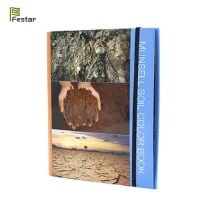 Sıcak satış Munsell toprak kartela toprak rengi kitap tasarlanmış değerlendirme ve sınıflandırmak renk toprak