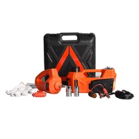 Cric hydraulique électrique 3-en-1, gonfleur, 5 tonnes, 12V, pour voiture de Camping, outil de sortie d'urgence