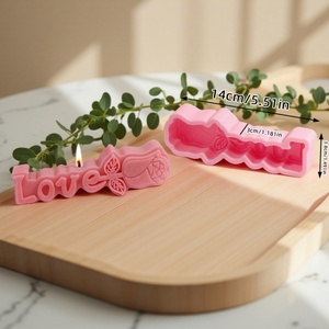 Moule à bougie en silicone en forme de bourgeon de fleur pour la Saint-Valentin, idéal pour les bouquets de mariage et les décorations nuptiales - Product Image 5