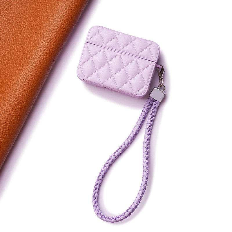 Rhombus Box Púrpura Lanyard