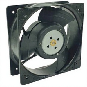 พัดลมดูดอากาศ DC รุ่น D15050(A)-FF1 12/24V ตัวเรือนอะลูมิเนียม ใบพัดพลาสติก ขนาด 150*150*55 มม. - Product Image 1