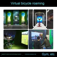 Immersion Virtual Racing 3D Projection Cyclisme Gym Real-Life Digital Outdoor Gym Vr Equipment for Home School Daycare Use