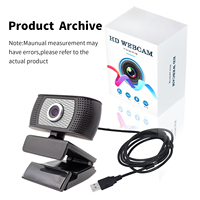 720P HD PC Web Kamerası USB Video Sürücüsü Ücretsiz Canlı Yayın Web Kamerası Mikrofonlu Örnekler Stokta 4k Kamera Harici Mikrofonlu Kamera Kırmızı