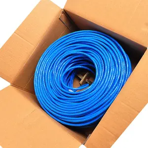 شبكة القط 6 كابل خارجي 305M 1000Ft 23AWG القط 6 كابل