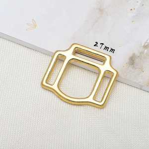 DWDP sólido latão cavalo Halter quadrado <span class=keywords><strong>3</strong></span>-Way Halter Bridle fivelas - Product Image 5