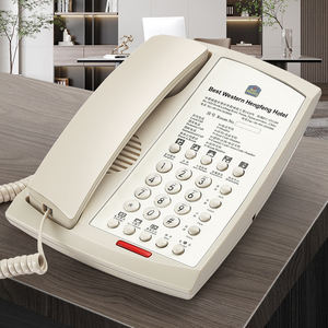 FICAN9808 Teléfono <span class=keywords><strong>fijo</strong></span> Tienda Hotel <span class=keywords><strong>Precio</strong></span> de fábrica Diseño novedoso moderno con 5 Juegos de teléfonos con cable de marcación de un toque - Product Image 3