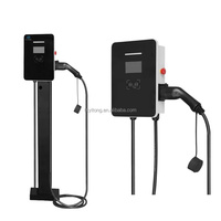 Nouveau Type 2 7-22kW Portable EV chargeur rapide usage domestique Station de charge Mobile IP65 étanche pour Interface