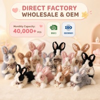Jouets en peluche lapin de Pâques certifiés CE, jouets en peluche lapin, jouets en peluche animaux, jouets en peluche lapin parfumés en gros