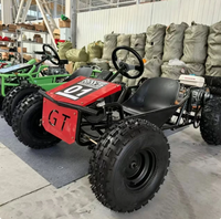 Buggy de plage tout-terrain à quatre roues pour adultes, kart à pédales tout-terrain à 4 temps avec volant pour parcs d'attractions