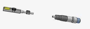 MT-BALLUFF Magnetic Field Sensor BMF 235K-<b>PS</b>-C-2A-SA2-S49-00,<b>3</b> Cylinder Position Switch BMF00C4 for T-shaped M8x1 IP67 - Product Image 2