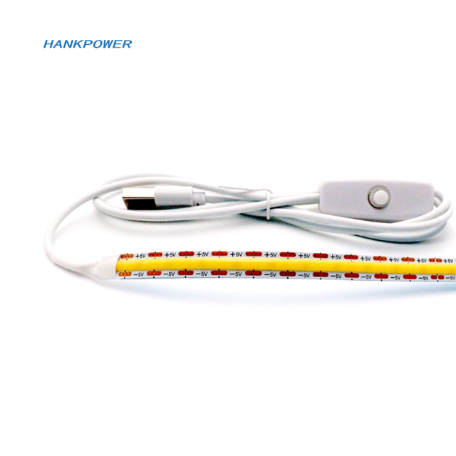 High Quality USB Controller Dimmer Power on OFF Switch Cable with LED Lights Strip Lamp