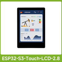 Waveshare ESP32-S3-Touch-LCD-2.8 Pantalla LCD IPS Táctil Capacitiva de 2.8 Pulgadas, Placa de Desarrollo con MCU ESP32-S3, Resolución de 240x320, 2 PCBA