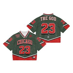 メーカーカスタムロゴメンズ特大メッシュジャージーTシャツサッカーバスケットボール野球練習用 - Product Image 3