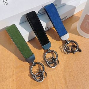 Porte-clés créatif en PU pour voiture, personnalisable avec logo imprimé, anneau de clés en fourrure, cordon de ceinture, pendentif pour cadeaux originaux – Vente en gros - Product Image 4