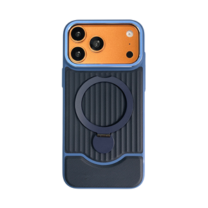 360 °   Funda Magnética con Anillo Ajustable y Cubierta de Cuero Texturizado Antihuellas para iPhone 16 17 18 <span class=keywords><strong>Pro</strong></span> Max - Product Image 6