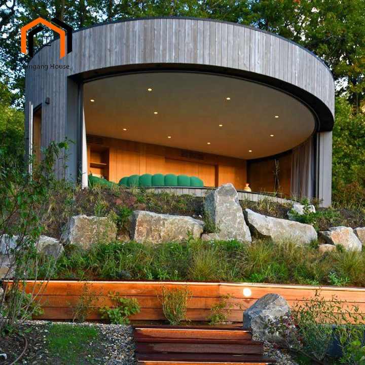 Modern Luxury Smart House - Circular Prefab Modular Steel Design