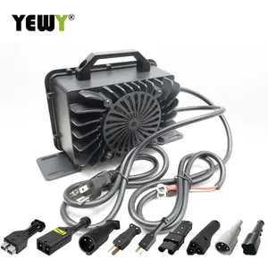 YEWY 900W CAN RS485 Bluetooth CE ROHS 48V 15A Club Car Golf Cart Cargador de batería