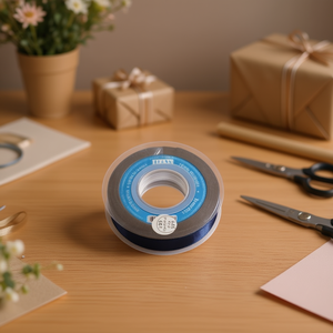 Nastro in Raso Ilan 1,5cm 25Y Blu Navy D35 - Product Image 3