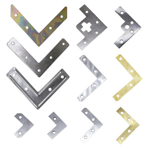 Metal Corner <b>Bracket</b> <b>Silver</b> Five Hole Thickened Large For Picture Frame Hardware Accessories Durable Modern Simple Style - Product Image 5
