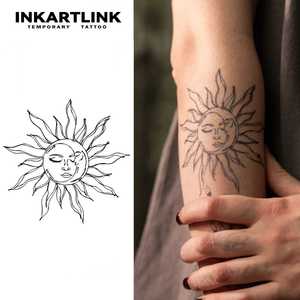 Inkartlink Nuovo Design Impermeabile Bestseller Tatuaggio Temporaneo con Stampa Animale Geometrica Tribale per Donne e Uomini Lunga Durata - Product Image 3