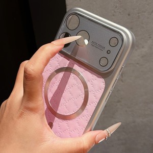 High Quality Pu Leather Magnetic Mobile Phone case for iPhone 17 16 15 Pro Max <b>Camera</b> PC Glass Shockproof Conversion Back Cover - Product Image 4