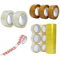 Ruban d'emballage BOPP transparent imprimé personnalisé Ruban d'emballage en papier adhésif acrylique Cassette pour sac banane Ruban de qualité supérieure pour l'emballage
