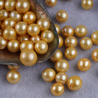Perles d'Edison dorées d'eau douce naturelles 13-16mm en gros (sans trou) pour la fabrication de bijoux