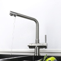 Robinet en laiton 5 voies, robinets de cuisine, personnalisation du logo OEM, nickel, robinet d'eau 5 en 1, machine à eau pétillante, robinet de machine à soda