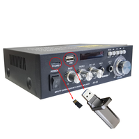 Profesyonel AV20 Hoparlör Ses Sistemi Dijital Güç Amplifikatörü Ev Sinema Sistemi Amplifikatörleri USB&TF& Mikser özellikli