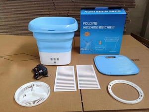 Bagno di casa da viaggio ad ultrasuoni vasca singola Mini biancheria intima portatile secchio pieghevole altra lavatrice - Product Image 6