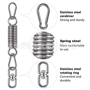 Eda <b>Hammock</b> Spring Suspension Set Stainless Steel Polished Swivel Eye Eye General Industry Use - Product Image 3