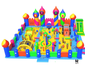 Commercial Outdoor <b>Inflatable</b> <b>Games</b> House Obstacle Playground Gonflables Amusement Trampoline Park Large Trampoline Park Inflata - Product Image 6