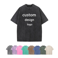 2025 chaud personnalisé impression Artiemaster 100% coton Vintage T-shirts en gros grande taille bord classement et ancien lavage t-shirt