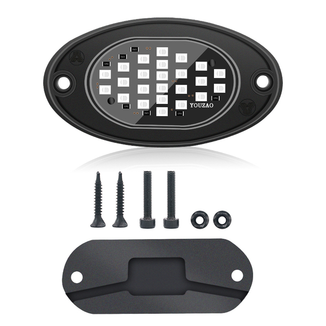 Super Bright 24LED White Rock Lights High Plastic 12V Ultra New Condition